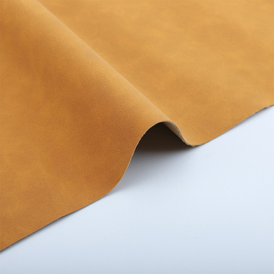 ανθεκτικό ντυμένο ύφασμα Microfiber γδαρσίματος πλάτους 1.37m για τους καναπέδες